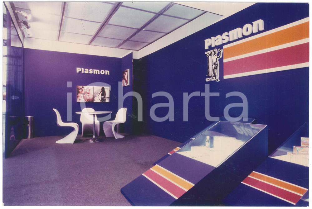 Fotografia d epoca originale 1978 FIERA DI PADOVA / PALERMO Stand PLASMON Foto 27x18 cm 3 1