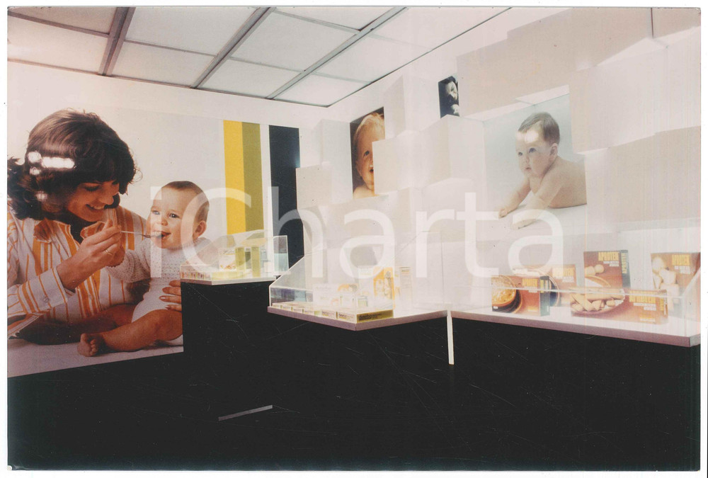 Fotografia d epoca originale 1978 FIERA DI PADOVA / PALERMO Stand DIETERBA Carlo Erba  Foto 27x18 cm 1