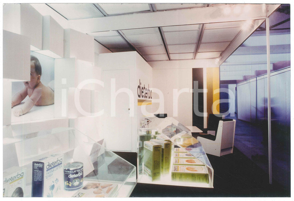 Fotografia d epoca originale 1978 FIERA DI PADOVA / PALERMO Stand DIETERBA Carlo Erba  Foto 27x18 cm 2 1