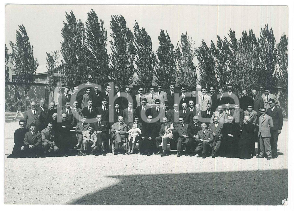 Fotografia d epoca originale 1962 VOGHERA PV Convegno ex alunni XXV P. BUSSI Foto 15x10 cm 1