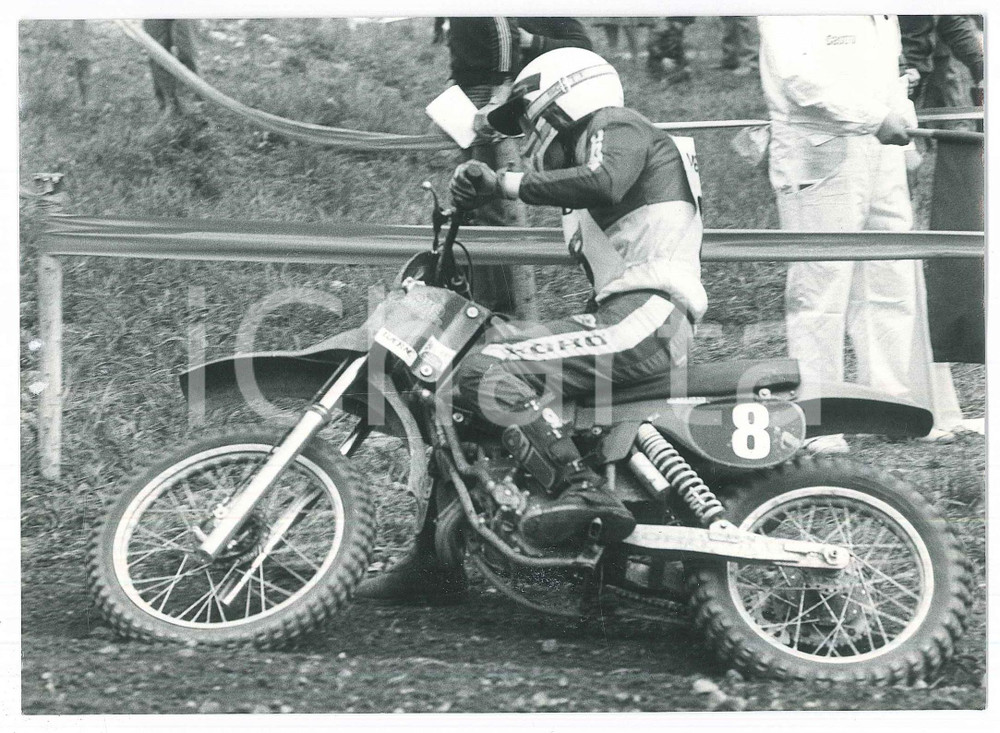 Fotografia d epoca originale 1981 NEMBRO Campionato italiano MOTOCROSS Foto 18x12 cm 13 1
