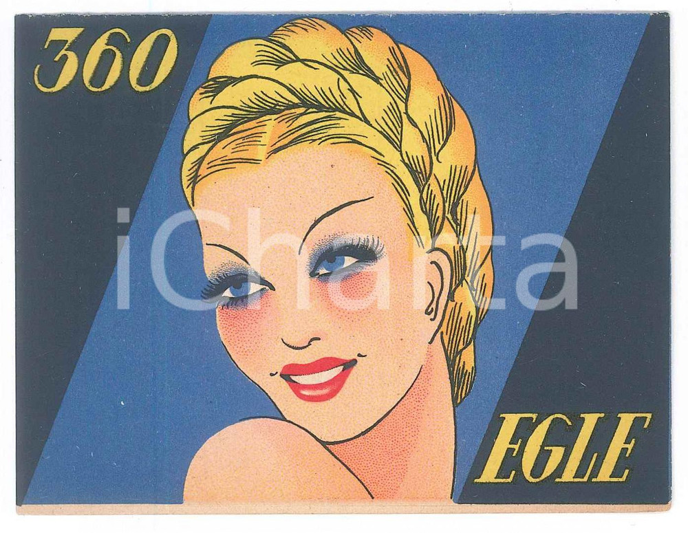 Materiale pubblicitario d’epoca 1940 ca ITALIA Calza FURLAI  EGLE  Biglietto pubblicitario 1