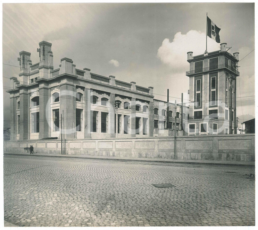 Documento originale, autentico 1932 NAPOLI Via Reggia di Portici  Centrale termica ENTE AUTONOMO VOLTURNO Foto 1