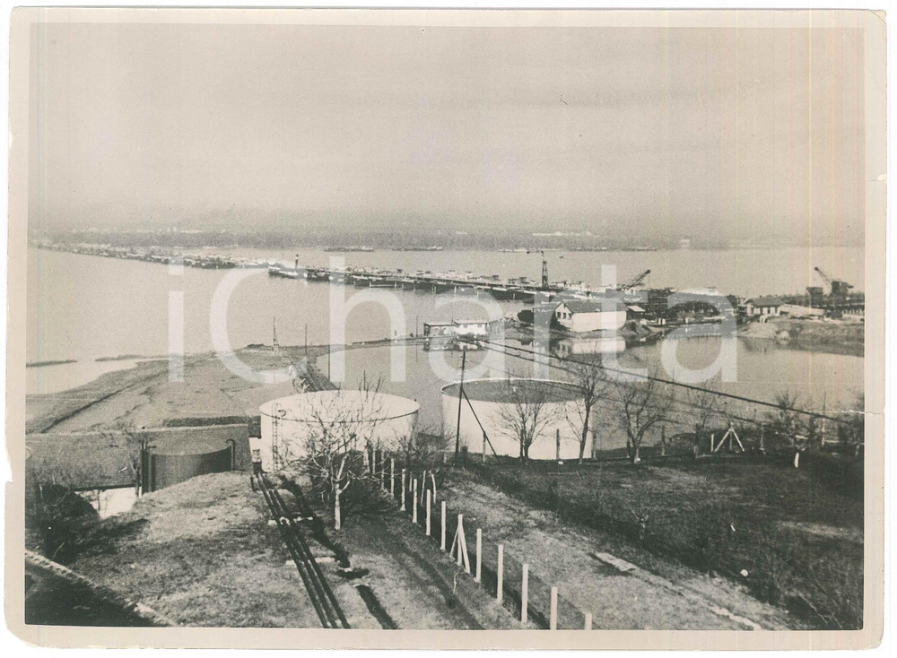 1941 WW2 BULGARIA Ponte tedesco sul Danubio per passaggio truppe tedesche *Foto