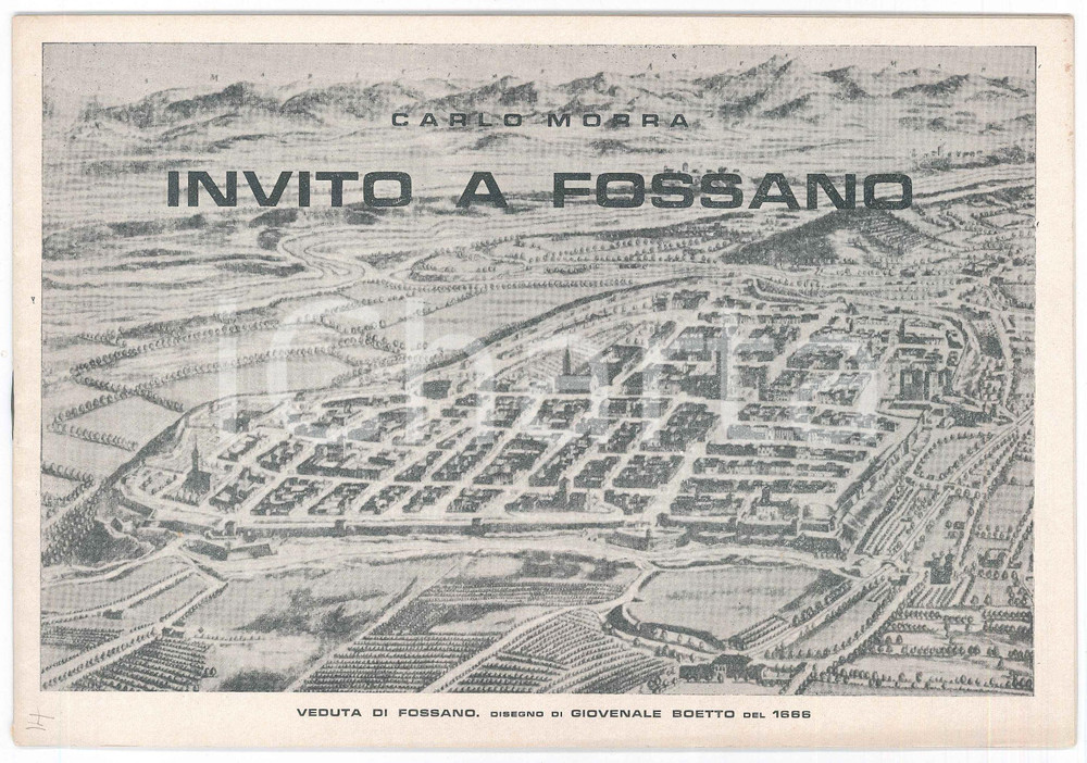 Libro, pubblicazione d epoca 1961 Carlo MORRA Invito a Fossano  Pubblicazione illustrata TURISMO 1