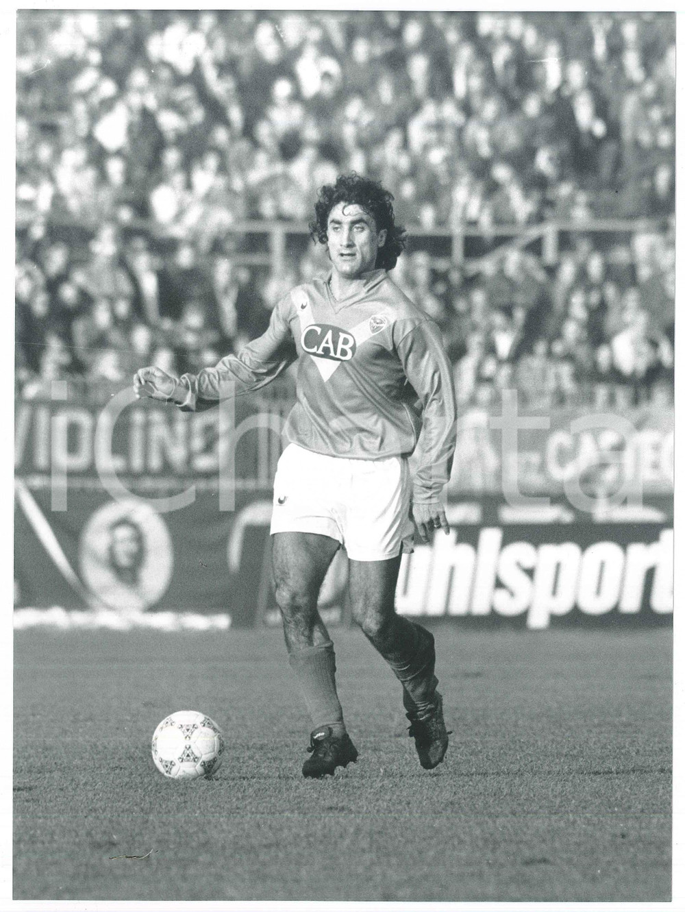 Fotografia d epoca originale 1991 BRESCIA CALCIO Luciano DE PAOLA duranta la partita  Foto 17x24 cm 1 1
