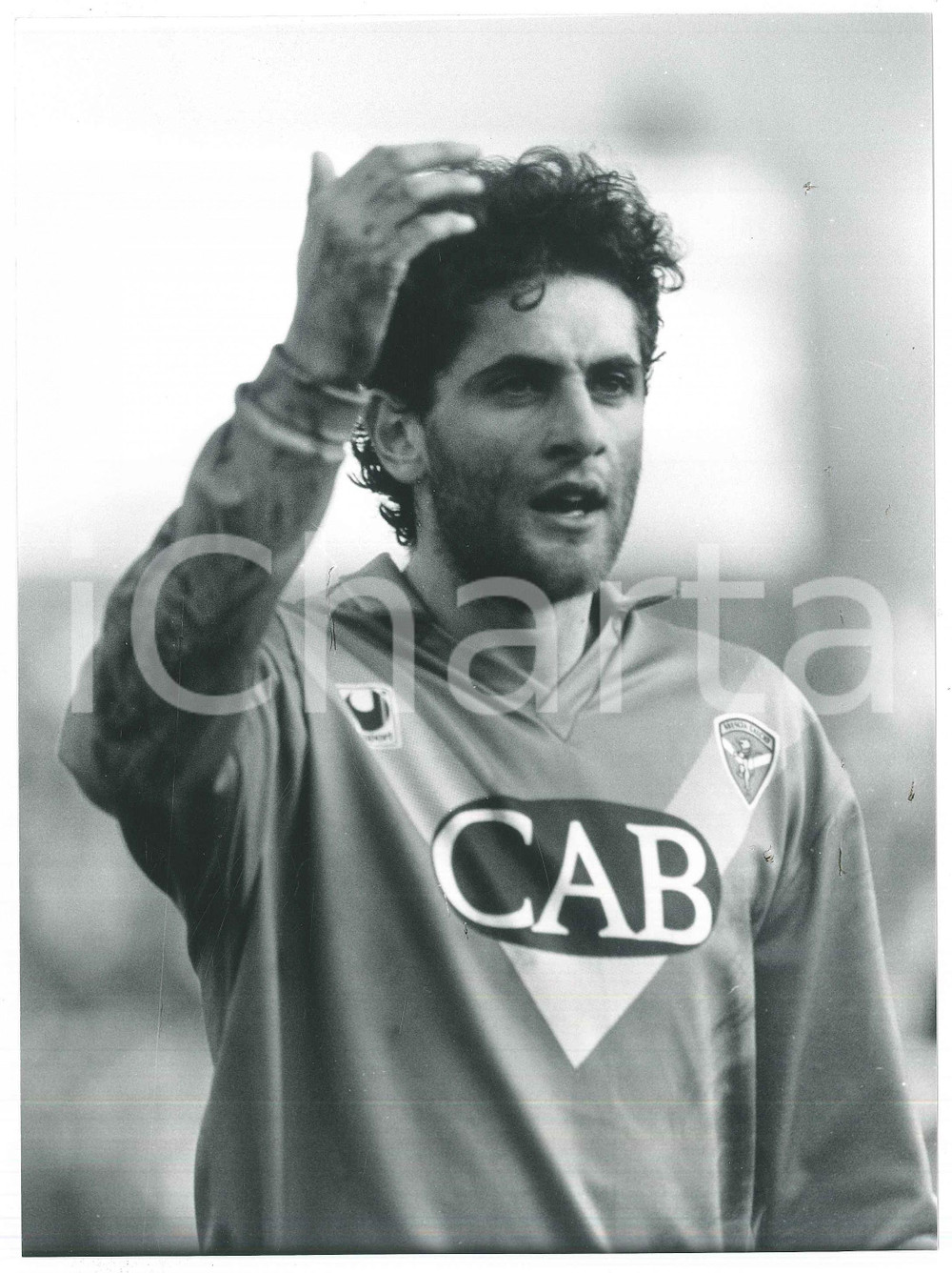 Fotografia d epoca originale 1991 BRESCIA CALCIO Salvatore GIUNTA durante la partita  Foto 17x24 cm 1 1