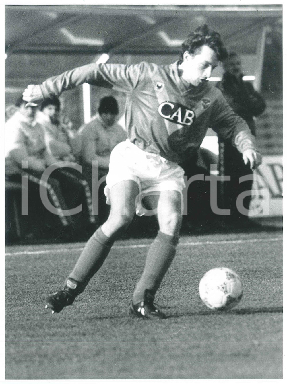 Fotografia d epoca originale 1991 BRESCIA CALCIO Maurizio GANZ durante la partita  Foto 17x24 cm 1