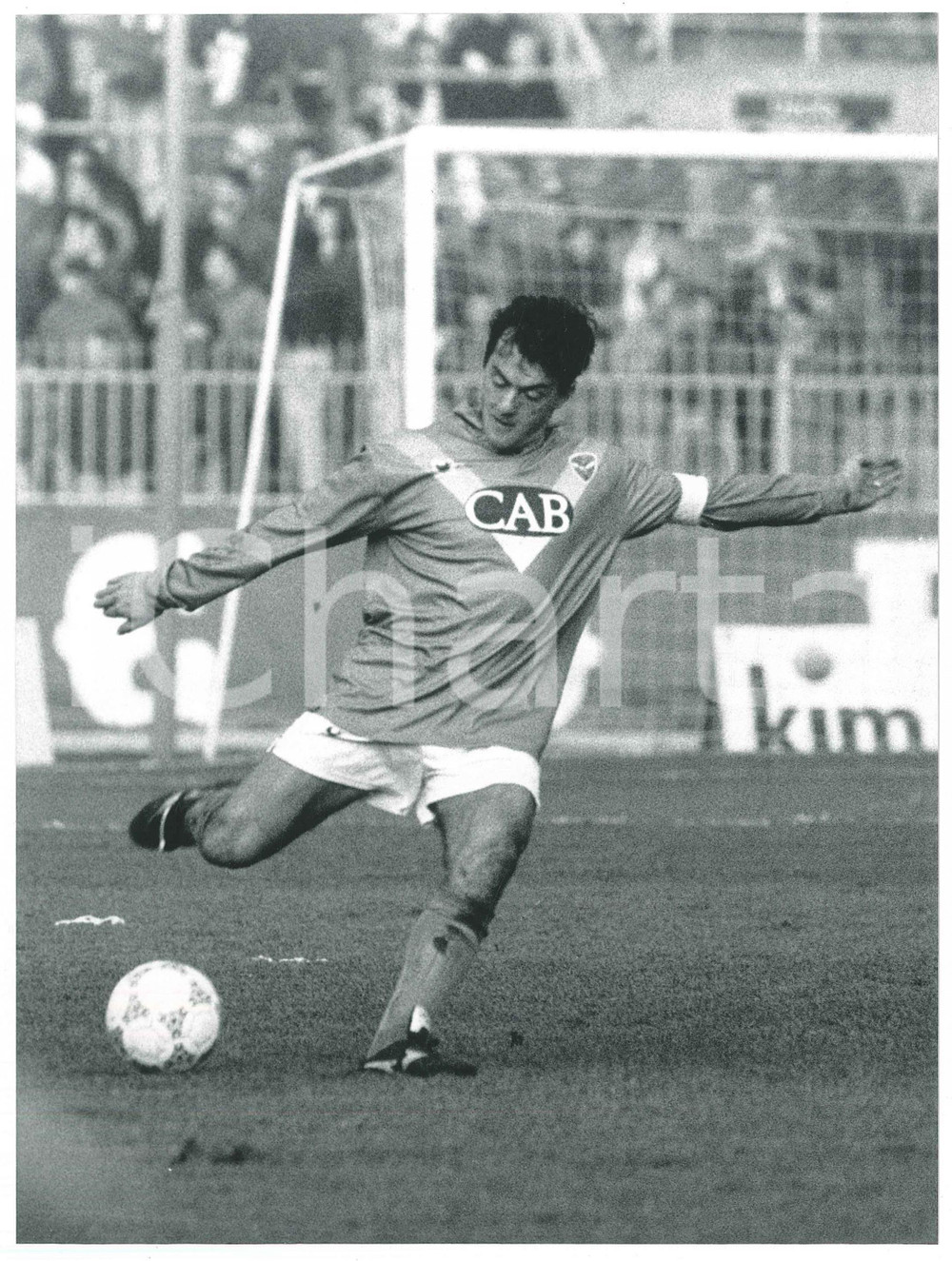 Fotografia d epoca originale 1991 BRESCIA CALCIO Sergio DOMINI durante la partita  Foto 17x24 cm 1 1