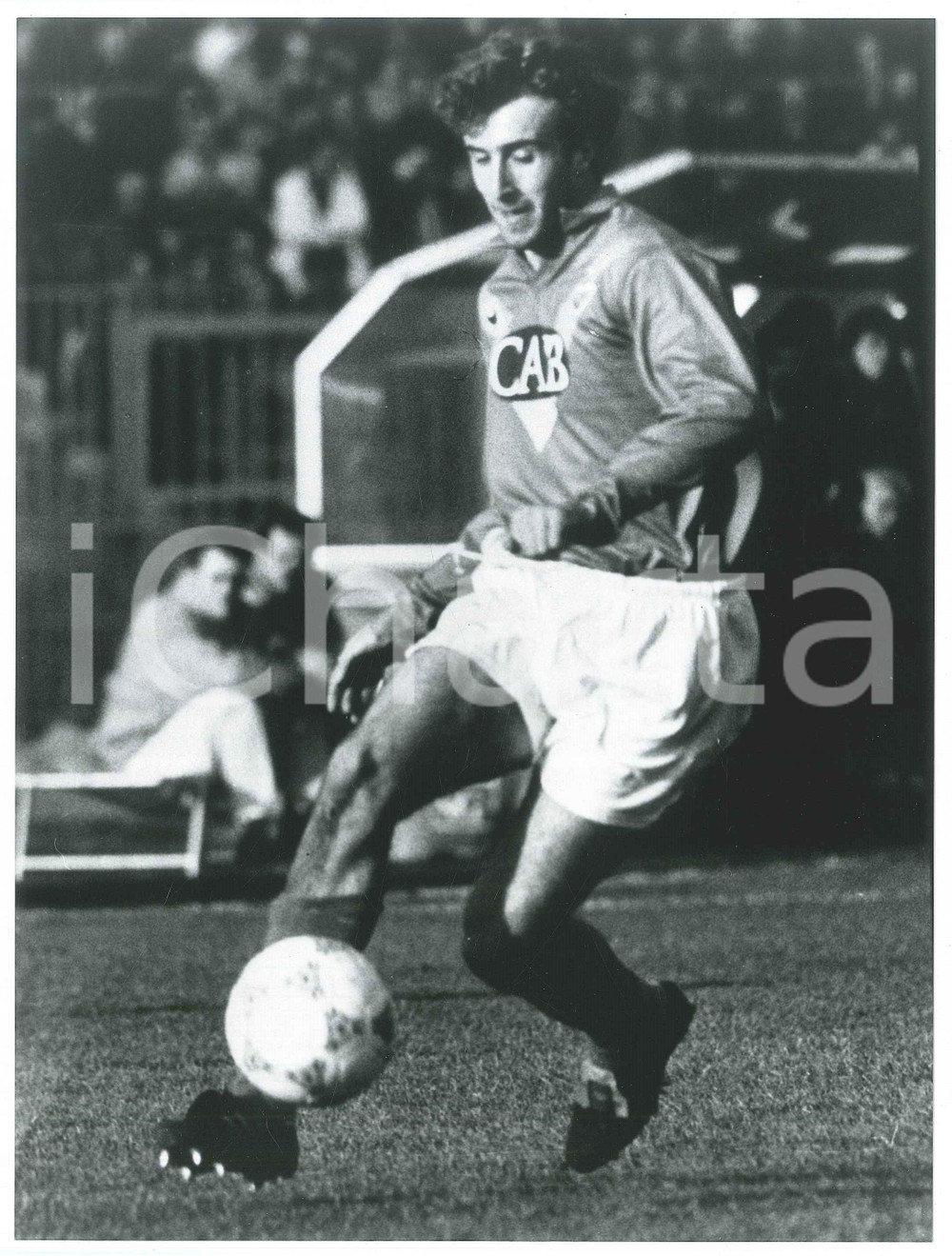 Fotografia d epoca originale 1991 BRESCIA CALCIO Gianni FLAMIGNI durante la partita  Foto 17x24 cm 1