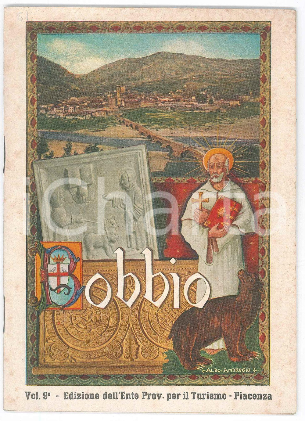 Materiale pubblicitario d’epoca 1956 TURISMO  BOBBIO Storia, monumenti e monastero Brochure 32 pp. 1