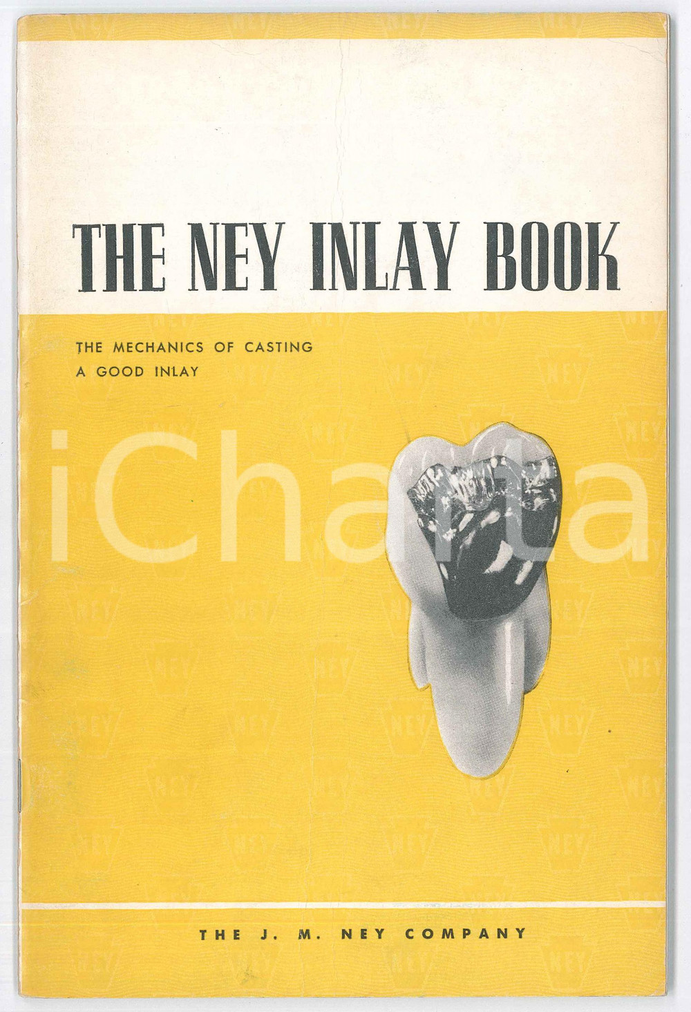 Libro, pubblicazione d epoca 1952 The NEY Inlay Book  The mechanics of casting a good inlay 72 pp. 1