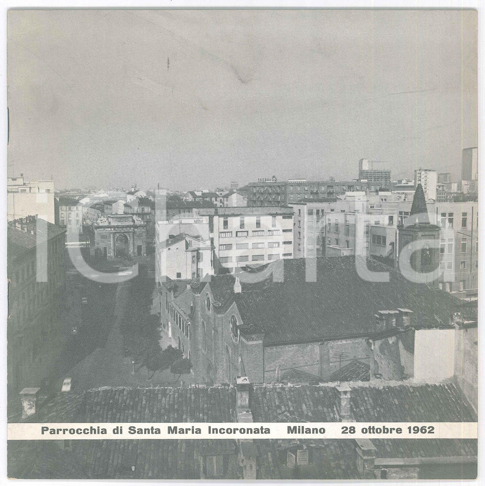 Libro, pubblicazione d epoca 1962 MILANO Parrocchia S. Maria Incoronata  Don Paolo PAGLIUGHI 30 pp. 1