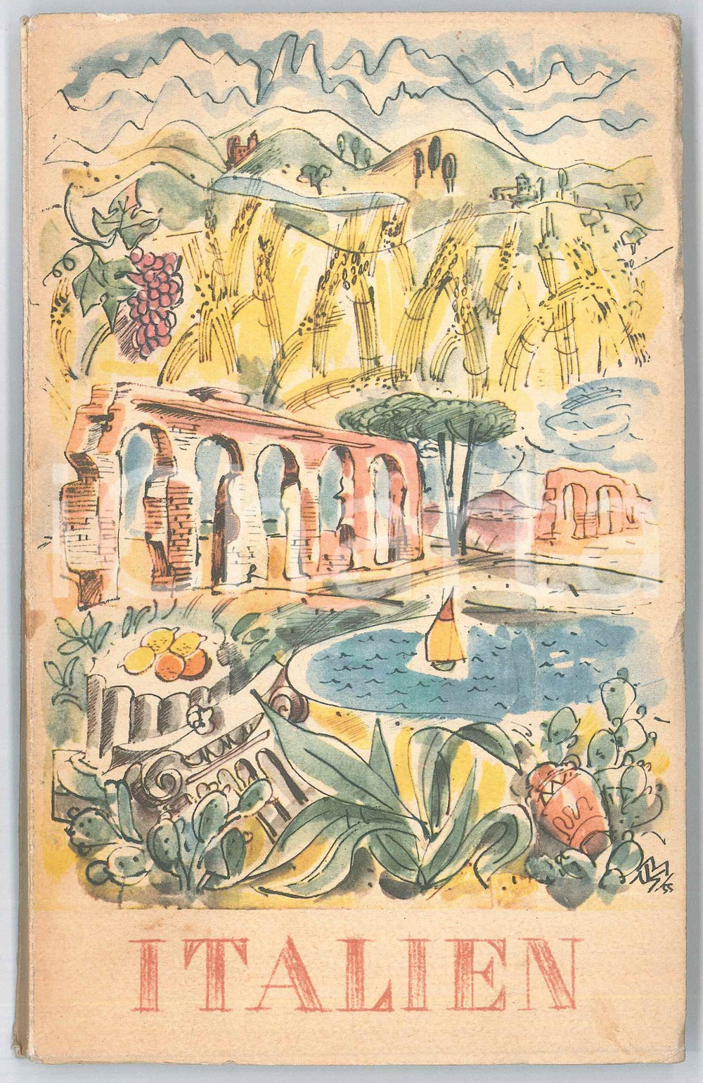 Libro, pubblicazione d epoca 1955 ENIT  ITALIEN Nutzliche angaben und ratsschlage fur italienreisende 1