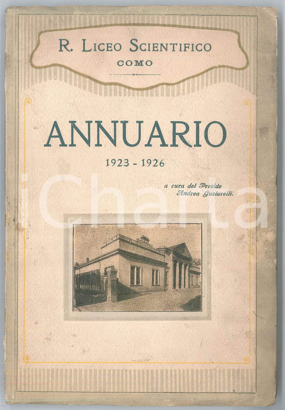 Libro, pubblicazione d epoca 1927 COMO R. Liceo Scientifico  Annuario 19231926 ILLUSTRATO 110 pp. 1