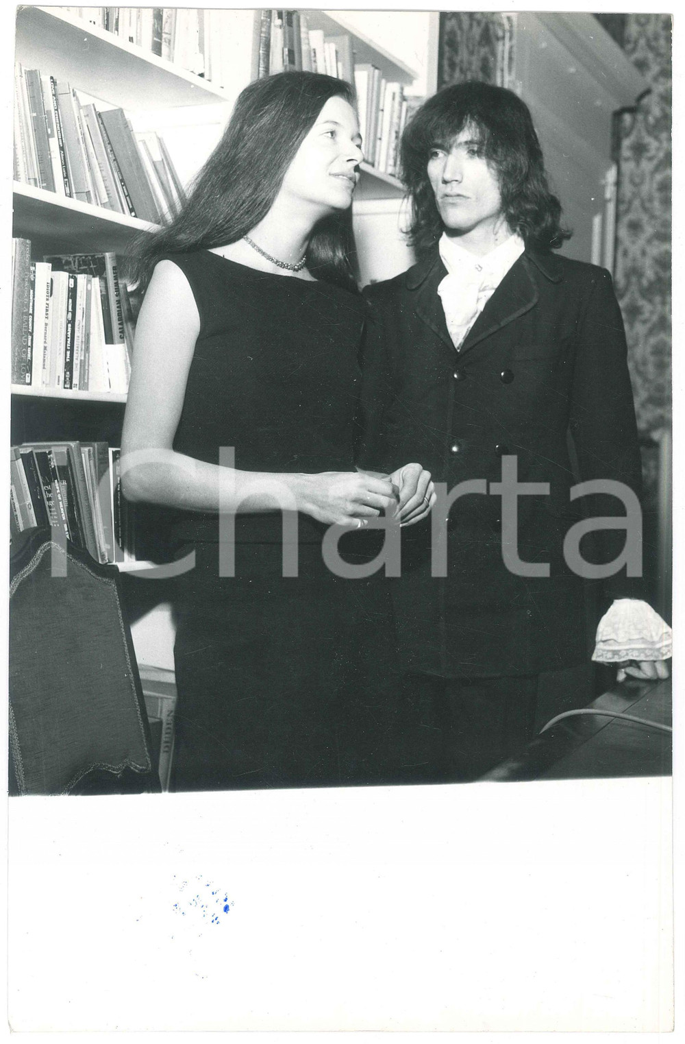 Fotografia d epoca originale 1970 ca ITALIA  MUSICA Franco CECCARELLI dell Equipe 84  Foto 20x30 cm 1