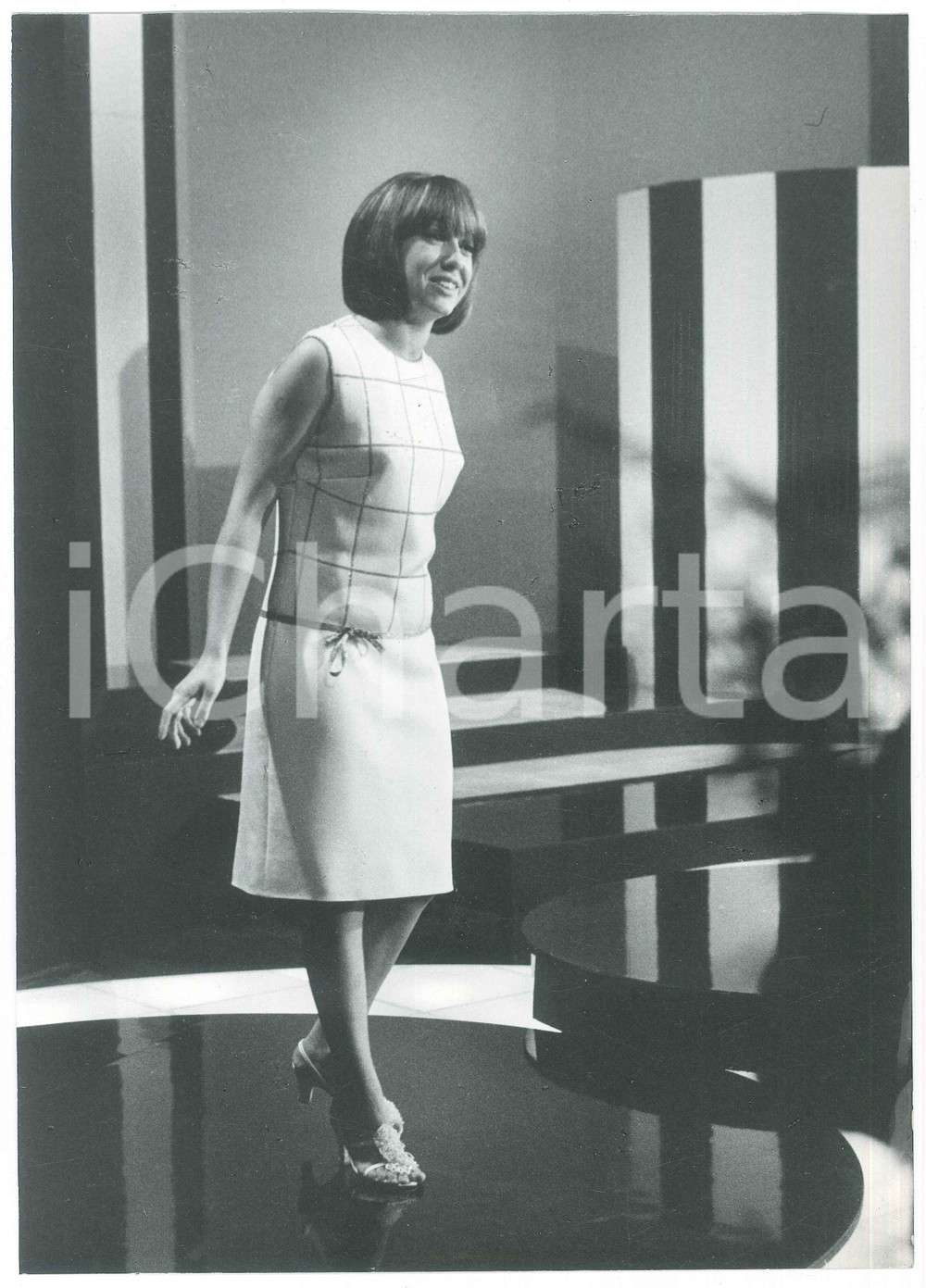 Fotografia d epoca originale 1970 ca ITALIA  MUSICA Wilma GOICH durante esibizione  Foto 21x30 1