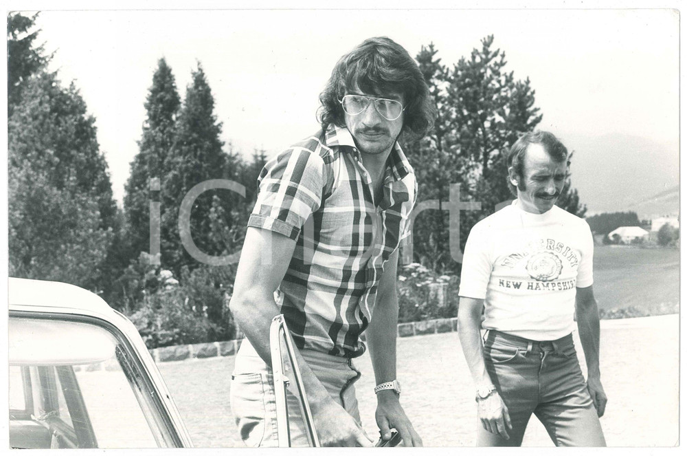 Fotografia d epoca originale 1972 ITALIA  ATLETICA Marcello FIASCONARO Ritratto  Foto 30x20 cm 1