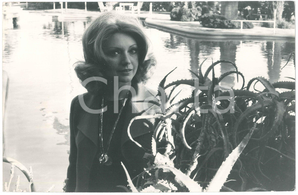 1970 ca ITALIA - CINEMA Sylva KOSCINA Ritratto dell'attrice - Foto 30x20 cm Fotografia d'epoca.  FAIR/discreto Lievi smussature agli angoli Formato: 30x20 cm originale e autentica 1