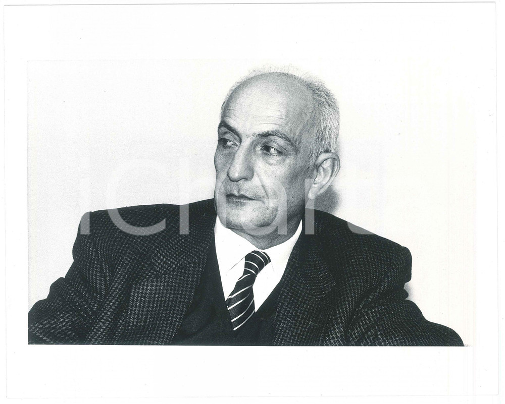 Fotografia d epoca originale 1990 ca MILANO ? Carlo JOMMI Presidente SocietÃ  Italiana di Chimica  Foto 1