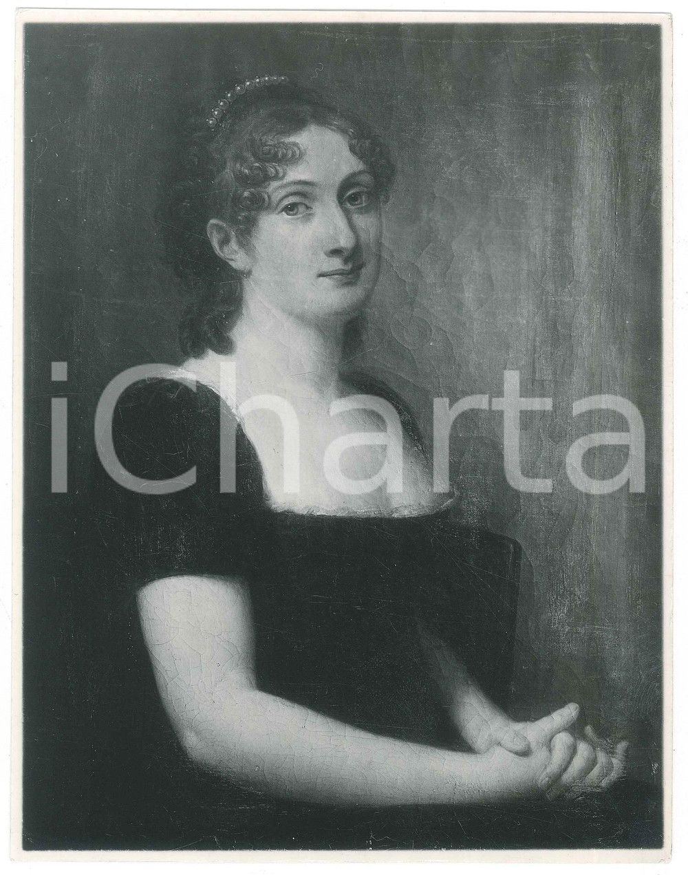 Fotografia d epoca originale 1935 ITALIA  ARTE La contessa Serbelloni di Andrea APPIANI  Fotografia 15x20 1