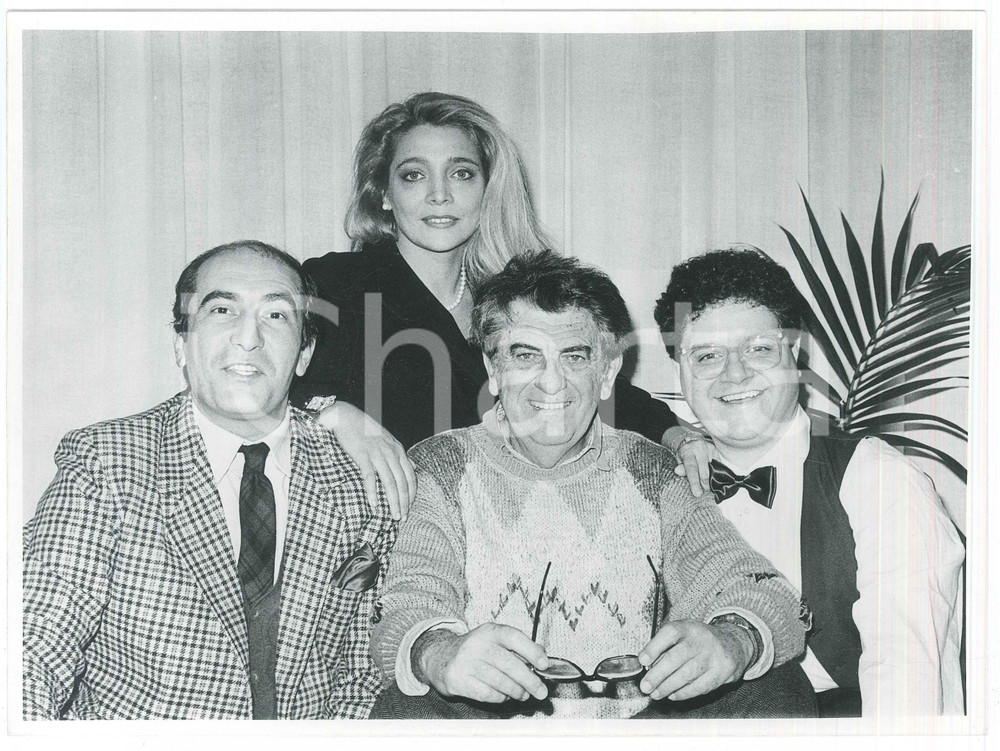 Fotografia d epoca originale 1987 TV Candid camera Mara VENIER Davide MENGACCI Nanni LOY Fabrizio FRIZZI 1 1