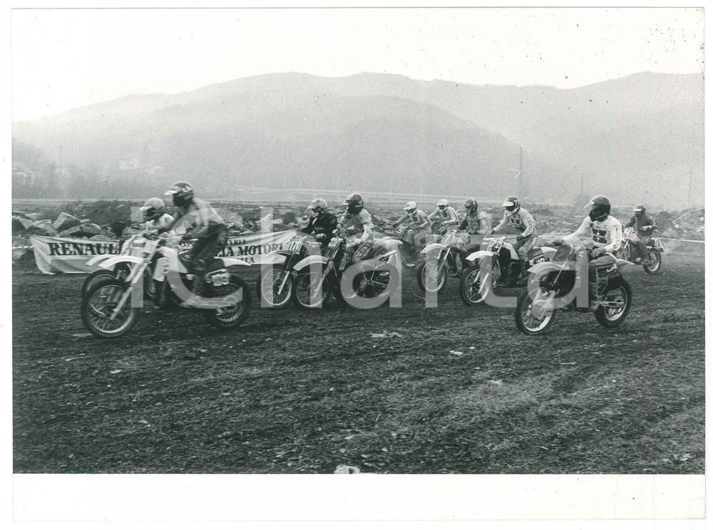 Fotografia d epoca originale 1984 CASELLA GE Gara di MOTOCROSS  Fotografia 23x18 cm 4 1