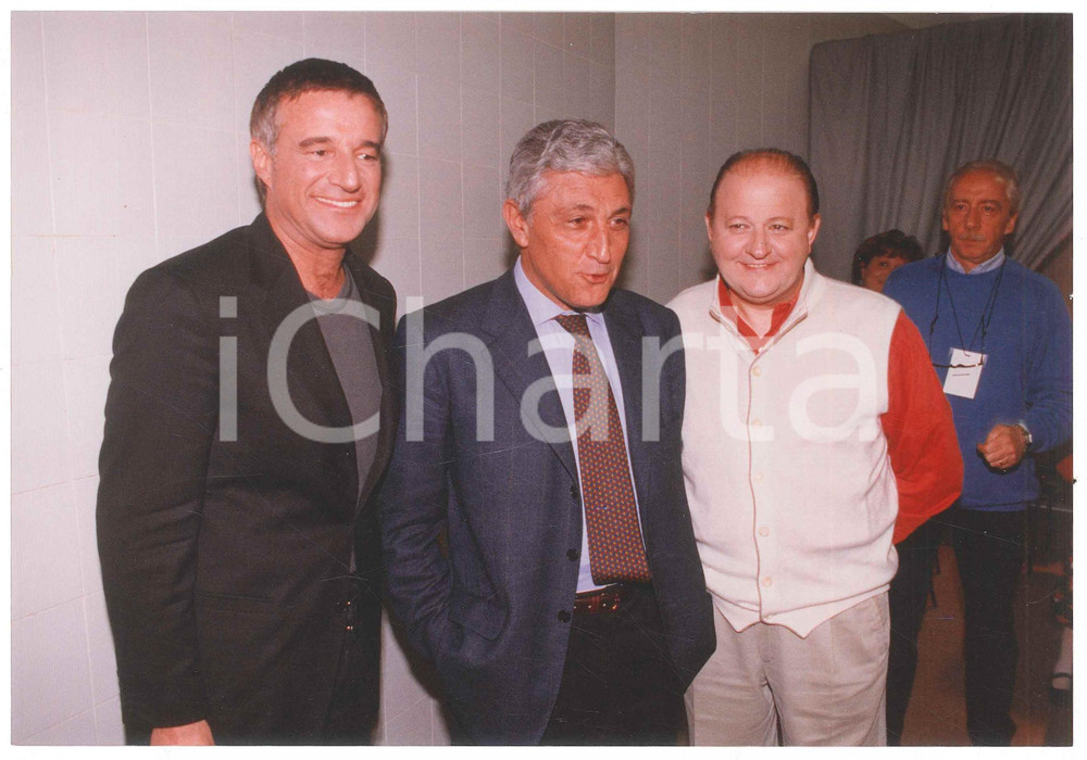 Fotografia d epoca originale 2000 ca COSTUME ITALIA  Christian DE SICA Antonio BASSOLINO Massimo BOLDI Foto 1