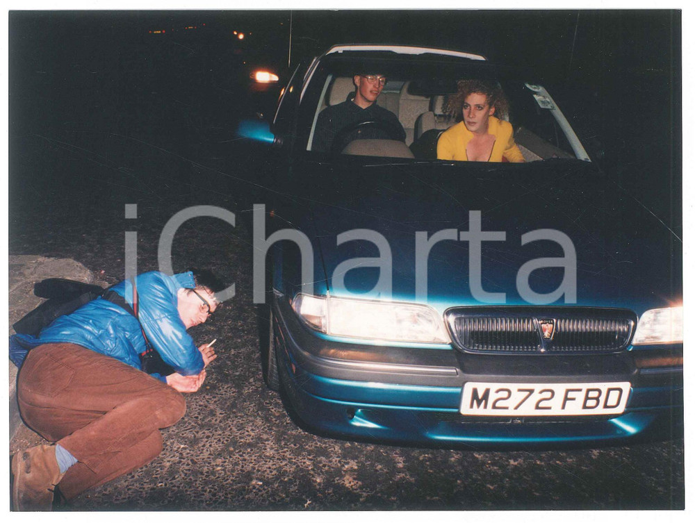 Fotografia d epoca originale 1995 LONDON  Graham COXON BLUR after a road accident  Photo 3 1