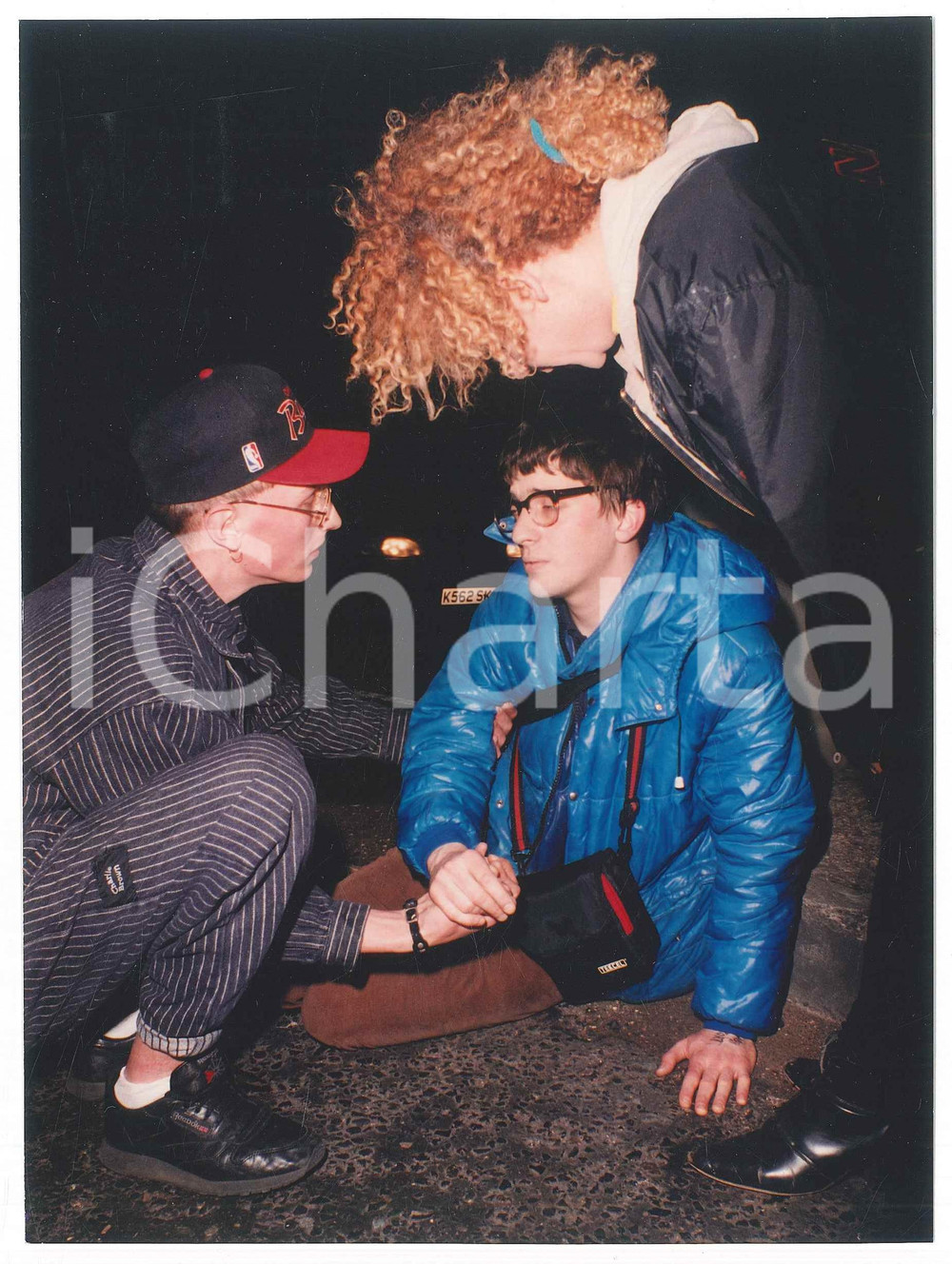 Fotografia d epoca originale 1995 LONDON  Graham COXON BLUR after a road accident  Photo 2 1