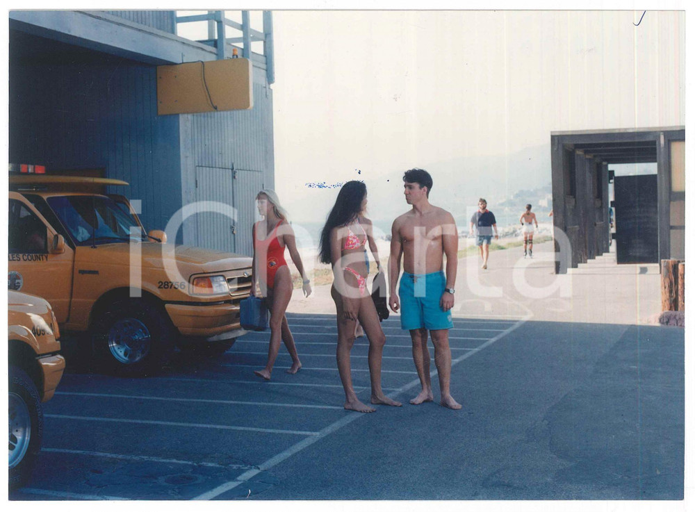 Fotografia d epoca originale 1995 ca USA BAYWATCH TV Series  Kelly SLATER sul set  Foto 3 1