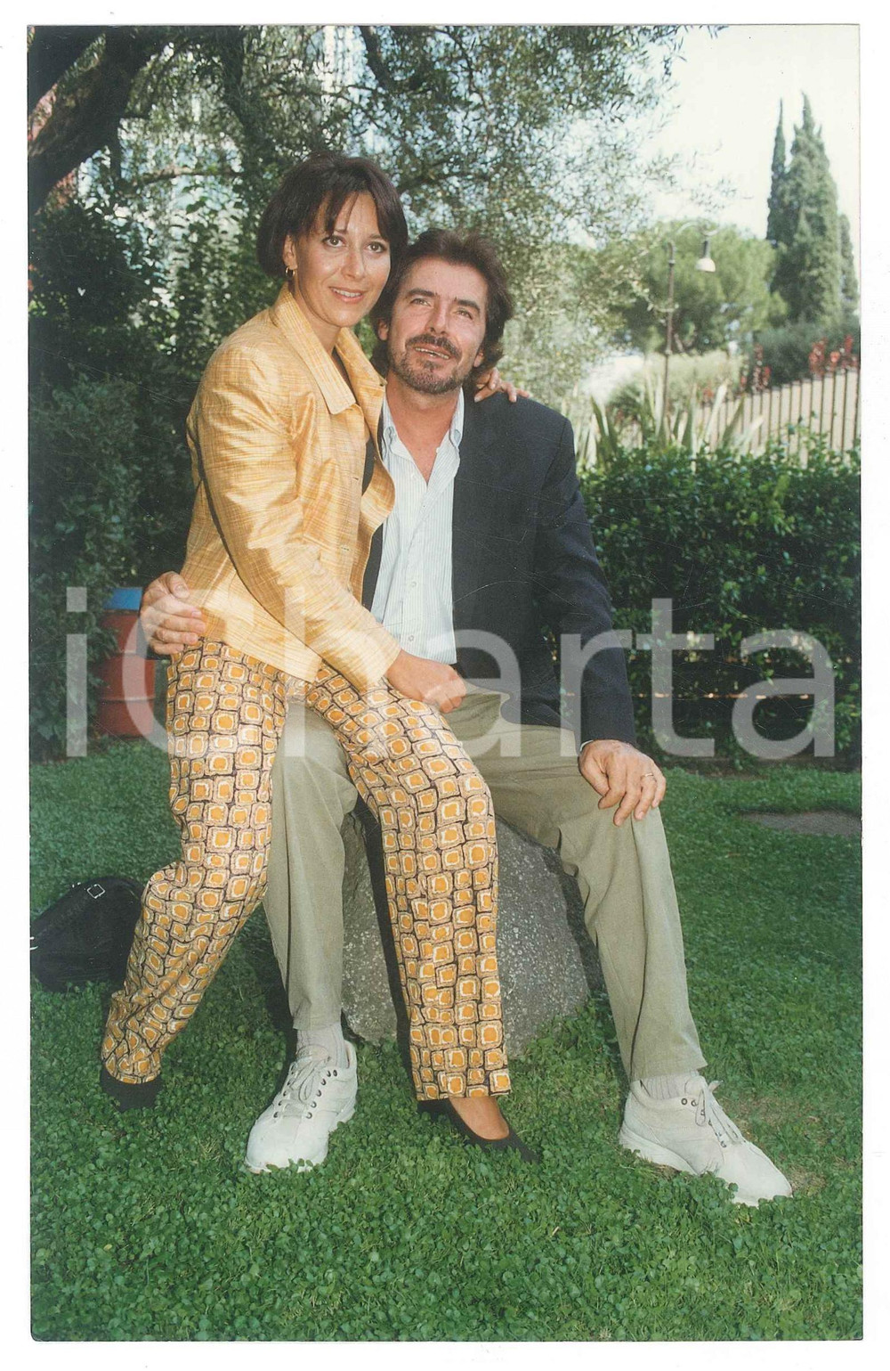 Fotografia d epoca originale 1997 RAI TV Fiction Primo cittadino  Susanna MARCOMENI Tullio SOLENGHI Foto 1