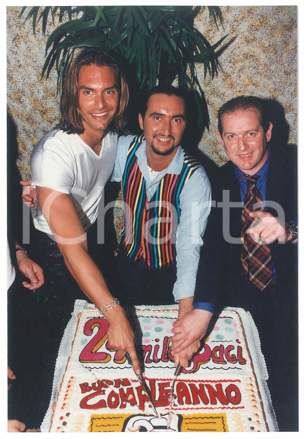 Fotografia d epoca originale 1995 Discoteca 24MILA BACI  Compleanno  Dj Marco BRESCIANI Foto 1