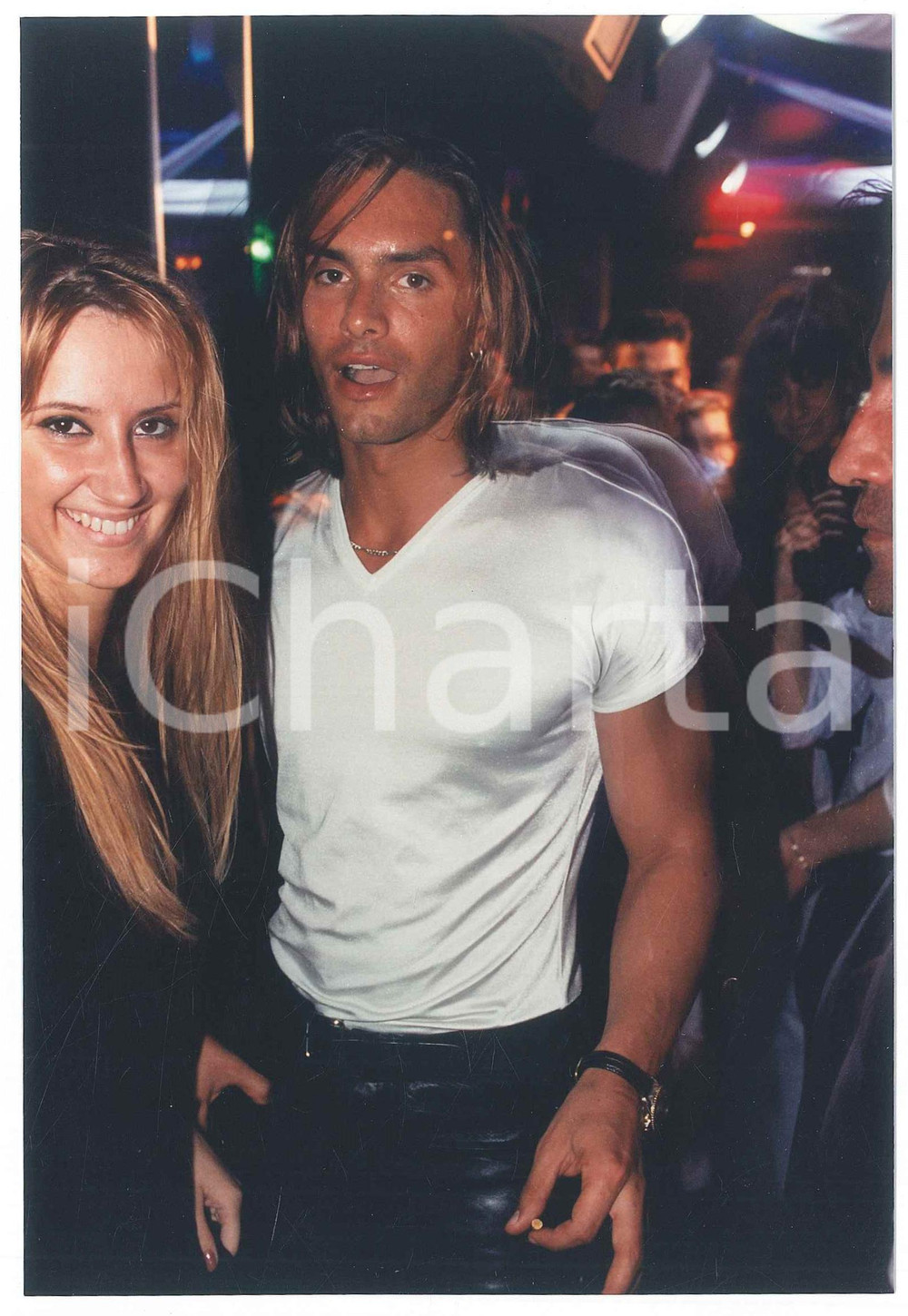 Fotografia d epoca originale 1995 Discoteca 24MILA BACI  Dj Marco BRESCIANI  Ritratto Foto 2 1