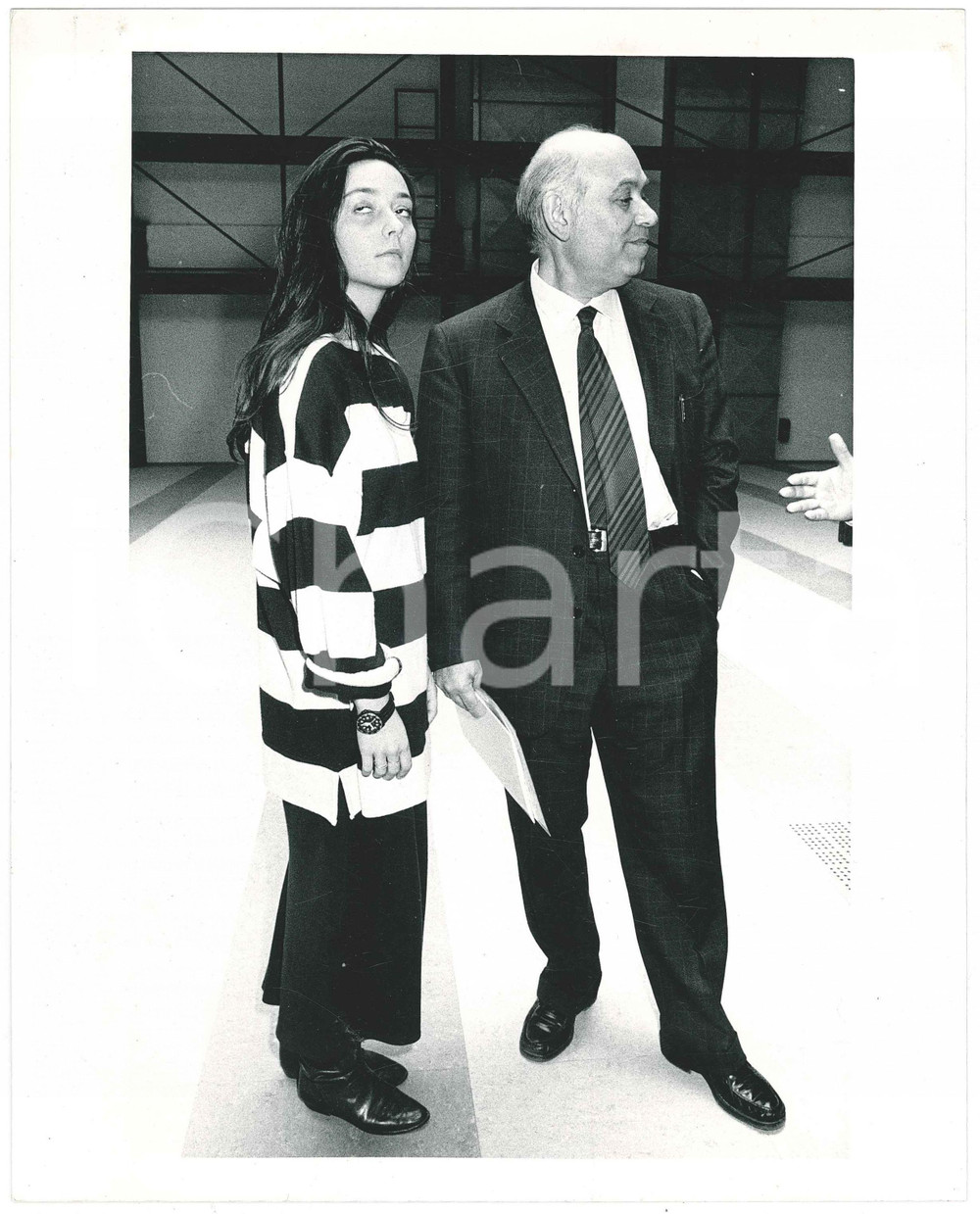 Fotografia d epoca originale 1986 MILANO Salvatore LIGRESTI con la figlia Jonella 2 Fotografia 20x25 cm 1