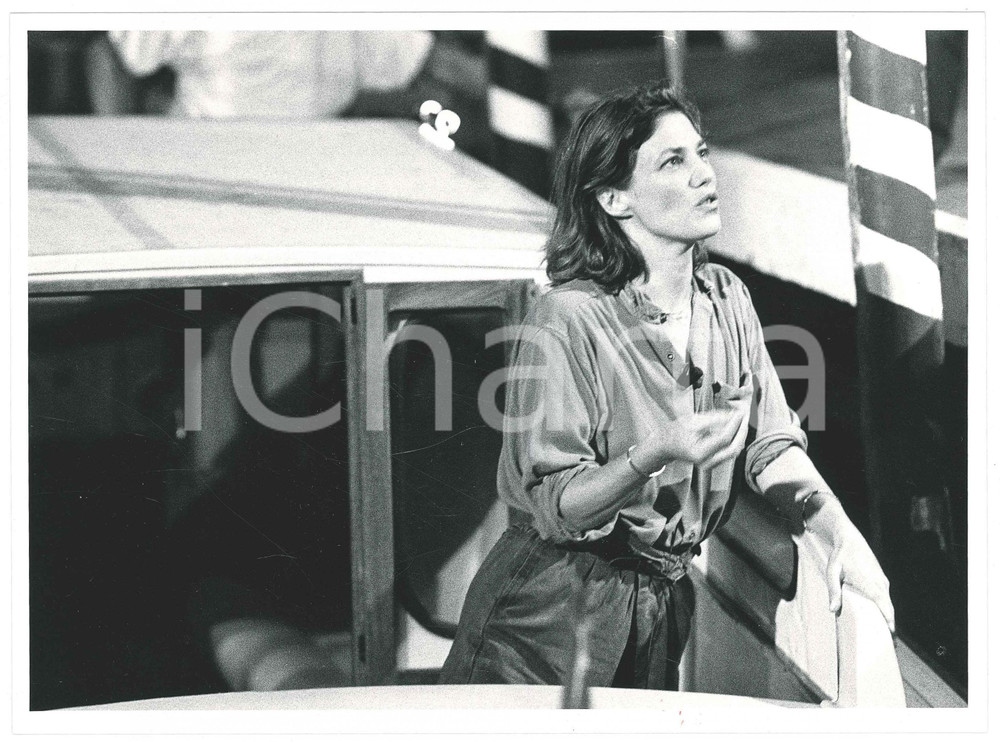 Fotografia d epoca originale 1985 VENEZIA Mostra del Cinema  Arrivo di Jane BIRKIN per Dust 1 Foto 1