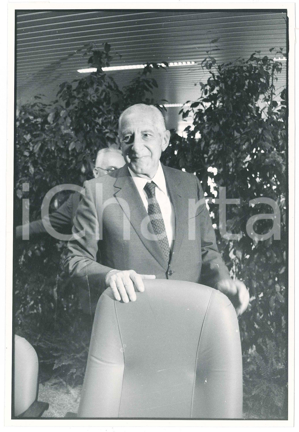 Fotografia d epoca originale 1990 ca ROMA Giuliano VASSALLI a un convegno Fotografia 18x24 cm 1