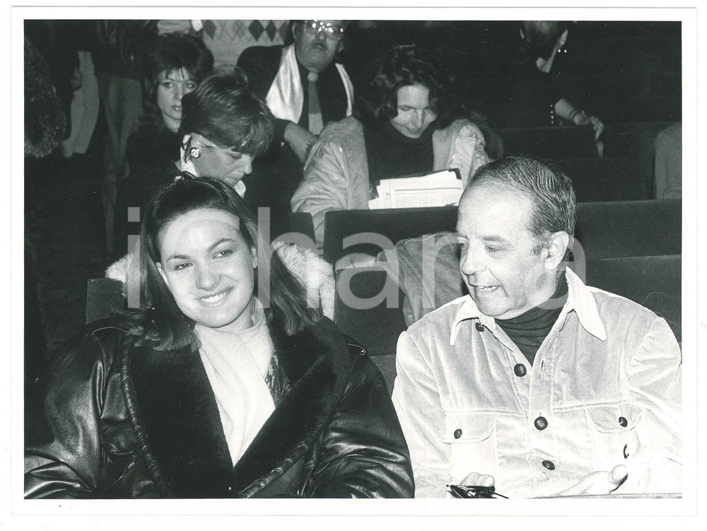 Fotografia d epoca originale 1985 ca ITALIA Elisabetta VIVIANI  Gianni BONCOMPAGNI  Foto 24x18 cm 1