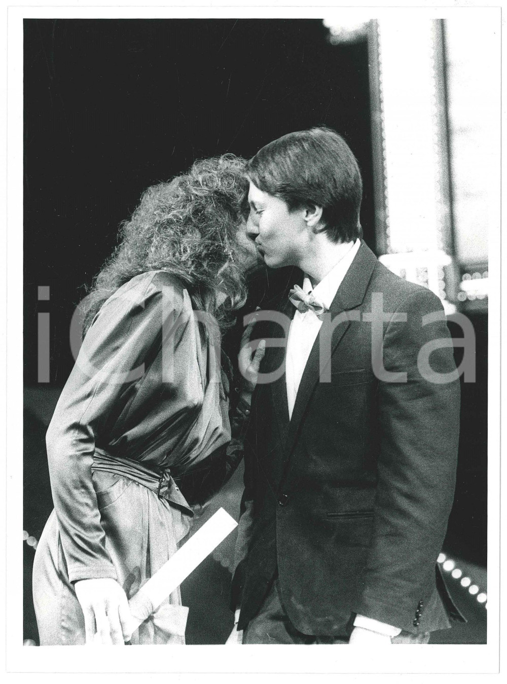 Fotografia d epoca originale 1986 CANNES Festival del CINEMA  Maruschka DETMERS Andrej TARKOVSKIJ  Foto 1