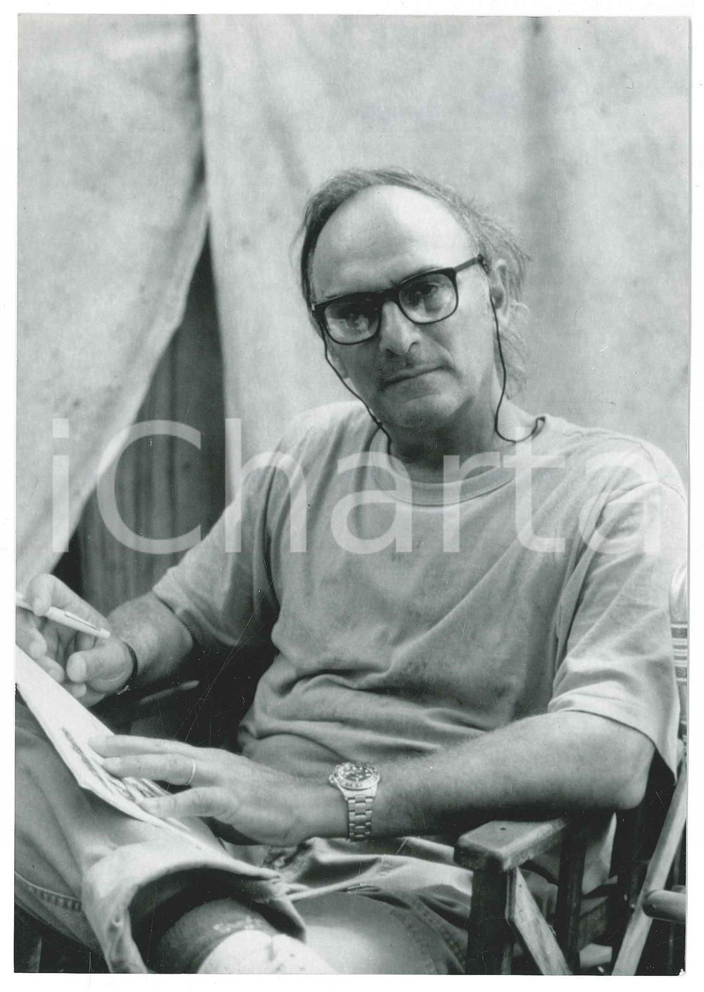 1990 ca CINEMA Carlos SAURA Ritratto del regista - Foto 12x17 cm