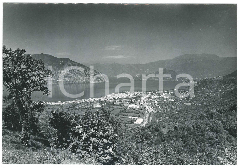 1960 ca LAGO DI GARDA Panorama a volo d'uccello - Foto 23x15 cm (4)