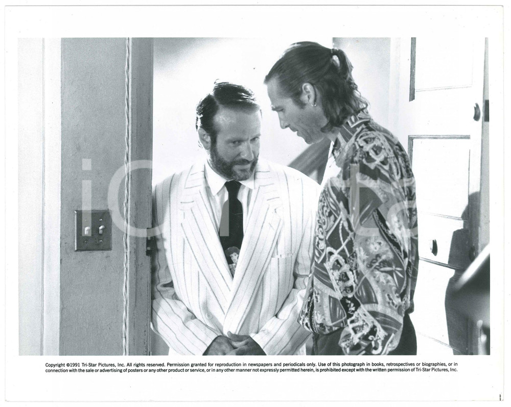 Fotografia d epoca originale 1991 THE FISHER KING Robin WILLIAMS Jeff BRIDGES Terry GILLIAM Foto di scena 1