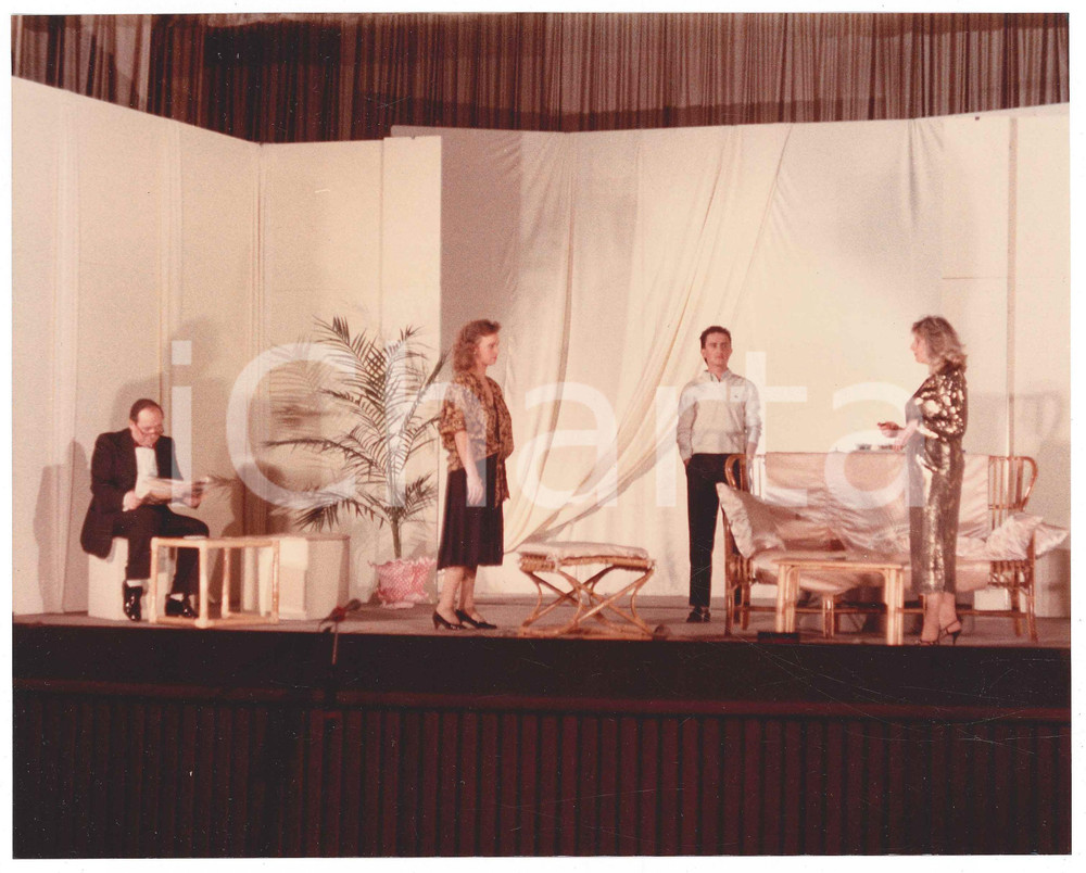 Fotografia d epoca originale 1985 SARONNO  TEATRO Gruppo Palcoscenico  Spettacolo ADORABILE GIULIA Foto 10 1