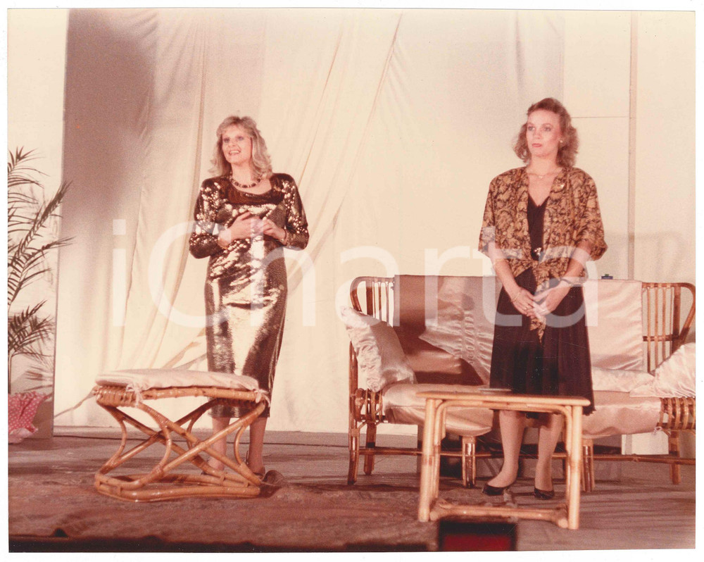 Fotografia d epoca originale 1985 SARONNO  TEATRO Gruppo Palcoscenico  Spettacolo ADORABILE GIULIA Foto 11 1