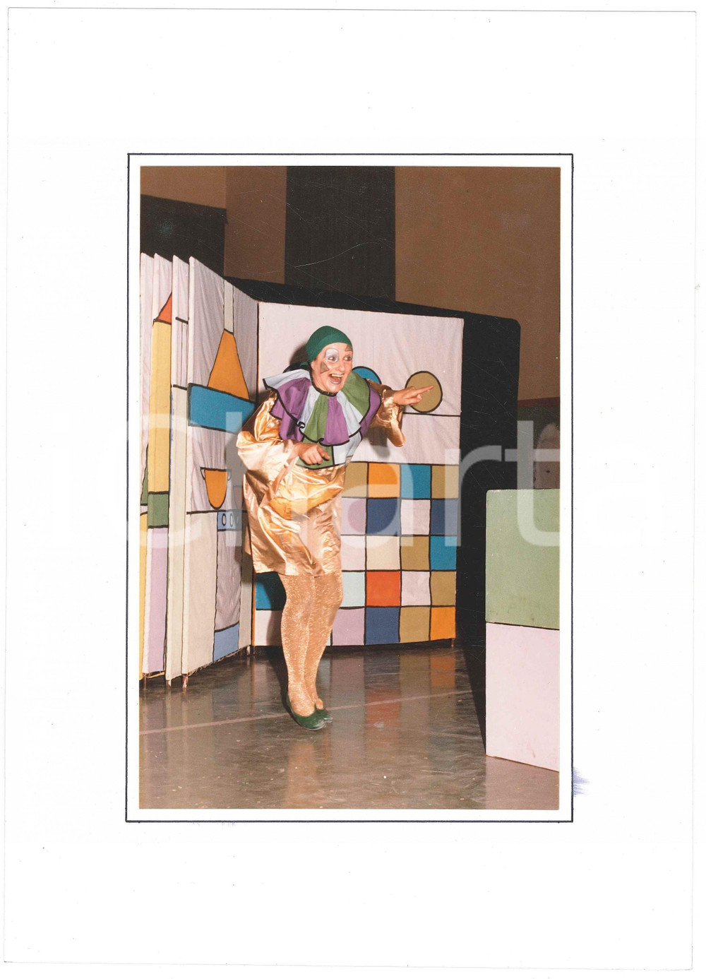 Fotografia d epoca originale 1985 SARONNO Gruppo Palcoscenico GIACOMETTO E L OCA D ORO Donatella CATTANEO 3 1