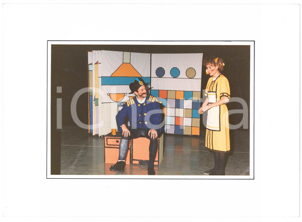 Fotografia d epoca originale 1985 SARONNO Gruppo Palcoscenico GIACOMETTO E L OCA D ORO Sabina BANFI Foto 3 1