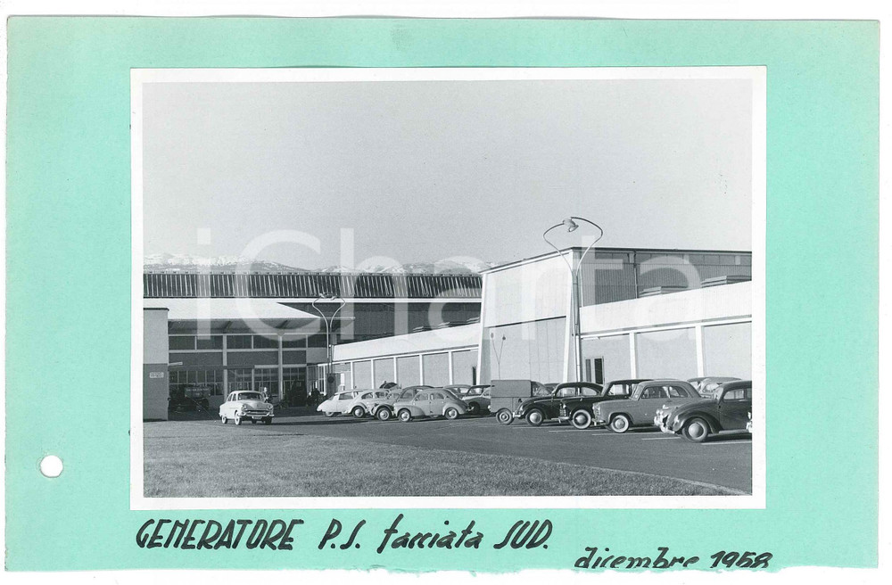 Fotografia d epoca originale Dicembre 1958 GINEVRA  CERN  Generatore P.S. Facciata sud  Foto 1