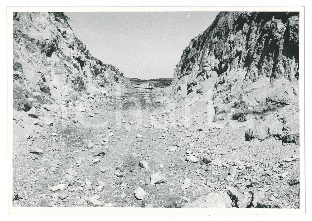 Fotografia d epoca originale 1962 SARDEGNA GALLURA Area fiume e diga del LISCIA  Cantiere Foto 2 1