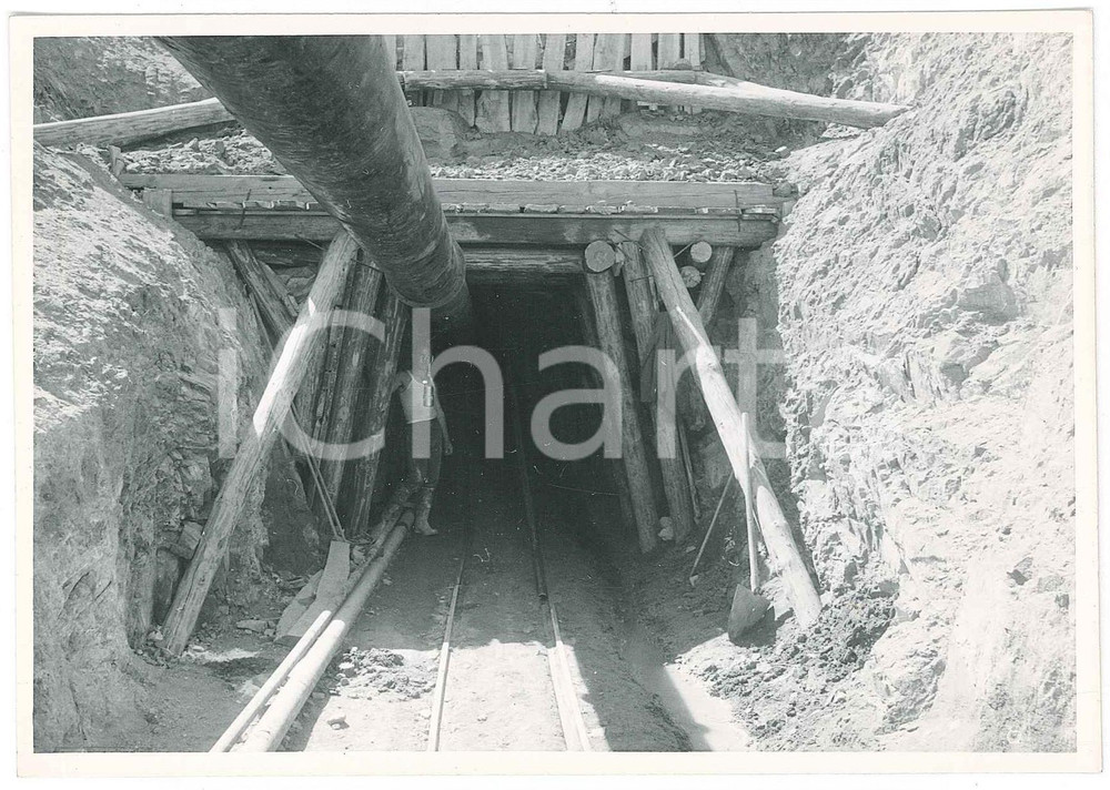 Fotografia d epoca originale 1962 SARDEGNA GALLURA Area fiume e diga del LISCIA  Lavori di scavo Foto 3 1