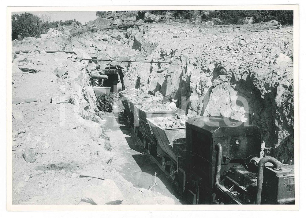 Fotografia d epoca originale 1962 SARDEGNA GALLURA Area fiume e diga del LISCIA  Lavori di scavo Foto 2 1